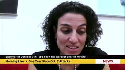Oct. 7 survivor: 'It's been the hardest year of my life' News Clip