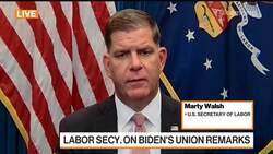 Labor Sec. Walsh: Don't See Need for States to Extend Jobless Benefits News Clip