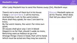 'Macbeth': an exploration of Act 3, Scenes 4 to 6 Instructional Video