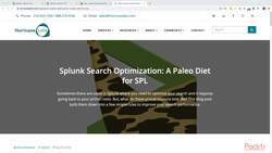 Learning Splunk - Advanced Searching Concepts: Search Performance – Gotchas to Avoid Instructional Video