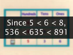 Comparing and Ordering 3-Digit Numbers Instructional Video