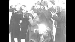 Kansas Gov. Alf Landon, defeated Republican nominee for president, at the White House News Clip