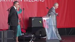 King and Queen visit Place de la Bourse in Bordeaux Instructional Video