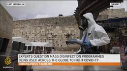 Mass disinfection programmes have no real benefit, expert says News Clip