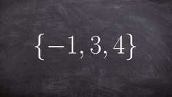 Given three real zeros, learn how to write the equation of a polynomial Instructional Video