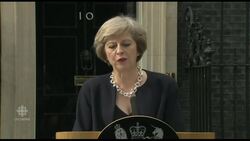 U.K.'s new PM vows government for the people News Clip