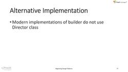 Creational Design Patterns in Modern C++ - Pros and Cons - highlights the pros and cons of this pattern 2 Instructional Video