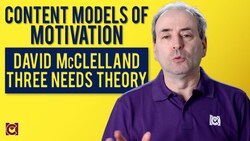 David McClelland and Three Motivational Needs - Content Theories of Motivation Instructional Video