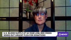 Red Cross Sends Out Urgent Plea As U.S. Blood Supply Hits 10-Year Low News Clip