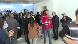 CLEAN : Tunisia's new head of state news agency evacuated by police from HQ News Clip