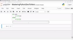 Data Science and Machine Learning (Theory and Projects) A to Z - Control Flow in Python: if Elif Else Python Conditions Instructional Video