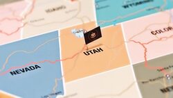 Utah from USA States Stock Footage