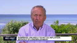 Summers: 6% Unemployment Most Likely Needed for 2% Inflation News Clip