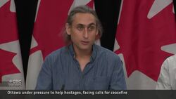 Families of Israeli hostages call on Canada to help News Clip