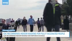 CDC Backtracks On Indoor Mask Guidance For Fully Vaccinated People News Clip