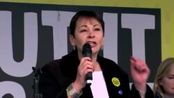 Caroline Lucas speech at People's Vote march News Clip