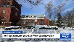 Some churches are turning traditional nativity displays into anti-ICE messages News Clip