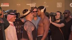 Andy Ruiz Jr. & Anthony Joshua Weigh in Part 2 News Clip