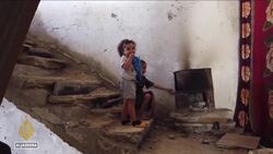 Gaza homes reduced to rubble, displaced families shelter in ruins News Clip