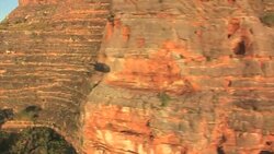 Helicopter shadow on the Bungle Bungle Range, Purnululu National Park, Australia Stock Footage