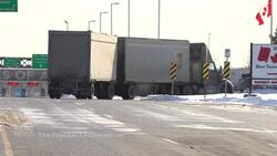 Protest convoy draws mixed reaction from other truckers News Clip