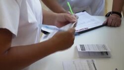 CLEAN : Health workers receive first Sputnik V vaccine shots in Argentina News Clip