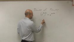 What is the power of power property of exponents Instructional Video