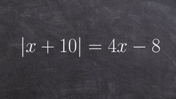 Solving Absolute Value Equations Instructional Video