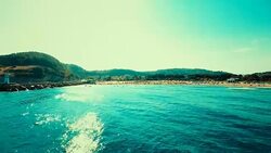 Aerial view of Ağva Stock Footage