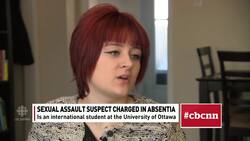 Woman feels 'torn' after accused rapist charged in absentia News Clip