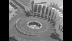 Aerial shots of "Magic City" buildings for 1933 Century of Progress World's Fair News Clip