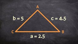 How to use the law of cosines to find the missing parts of a triangle Instructional Video