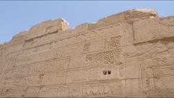 Egypt, Luxor - Karnak Temple - Sanctuary Stock Footage