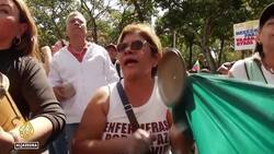 Venezuelan teachers and unions demand better salaries News Clip