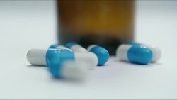 All medication can cause side effects Stock Footage