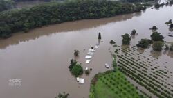 Drone footage shows major flooding in New South Wales, Australia News Clip