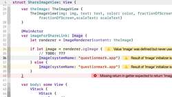 SwiftUI iOS 16 Crash Course - Emoji Quote App in SwiftUI - ShareImageView - Part 4 - Store Image in Photo Album Instructional Video
