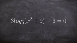 Isolating a logarithm and using the power rule to solve Instructional Video
