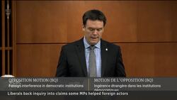 Liberals support probe into MPs accused of helping foreign powers News Clip