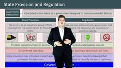Government Intervention: State Provision and Regulation Explained Instructional Video