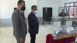 CLEAN : Saad-Eddine El Othmani heads to the polls in Sale News Clip