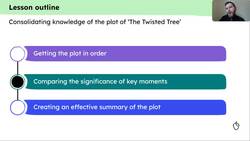 'The Twisted Tree': Consolidating knowledge of the plot Instructional Video