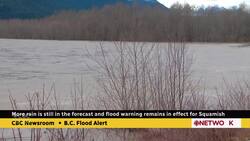 Squamish, B.C., has seen 'tremendous melt' — with more rain coming News Clip
