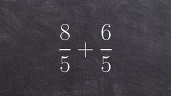 Adding improper fractions with like denominators - learn math online Instructional Video