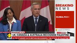 BREAKING | UK, Canada & Australia Recognise Palestinian State News Clip