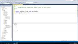 Microsoft SQL Server Development for Everyone - SQL MAX and MIN Aggregate Functions Instructional Video