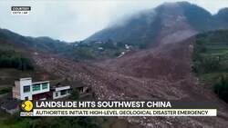 China: Landslide in China's Sichuan province; 200 relocated News Clip