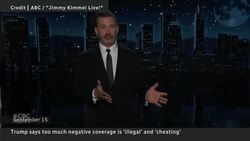 Late-night hosts mock Trump as outrage over Kimmel suspension grows News Clip