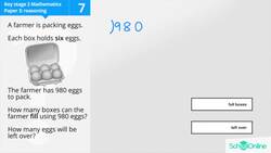 KS2 Primary Maths Age 13-17 - Calculations: Word Problems - Explained Instructional Video