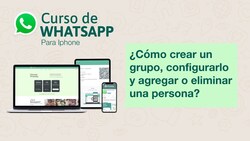 Cómo crear un grupo, configurarlo y agregar o eliminar una persona en Whatsapp (iPhone) Instructional Video
